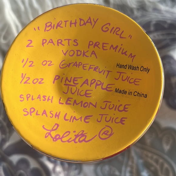 Birthday Girl Martini Glass - Picture 6 of 6